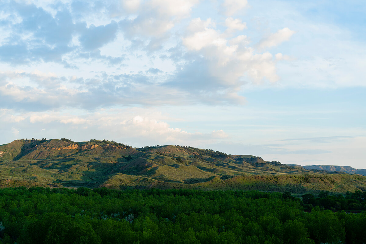 Landscape photo from the PN property near the confluence of the Judith and Missouri Rivers.